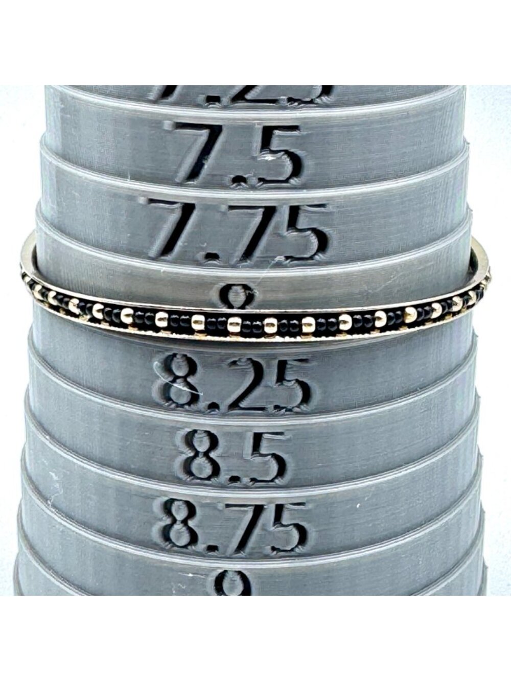 Chunky Brass & Metal Bracelet Stack of 4 - Cuff and Bangles BOHO Vintage - Picture 8 of 10